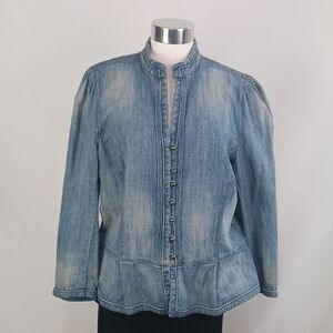 Ralph Lauren NWT Denim High Neck Jacket.